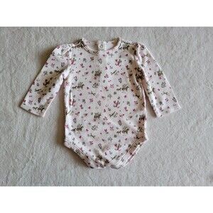 Pink  Long Sleeve Bodysuit Baby Girls Wear Fashion